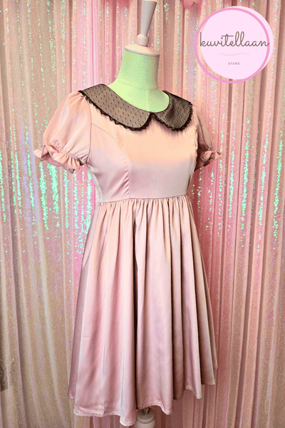 Ank Rouge light pink dress with peter pan collar (second hand)