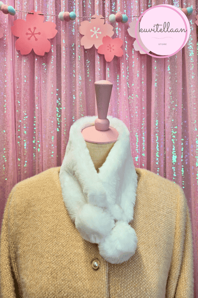 Fluffy scarf ~ two colours!