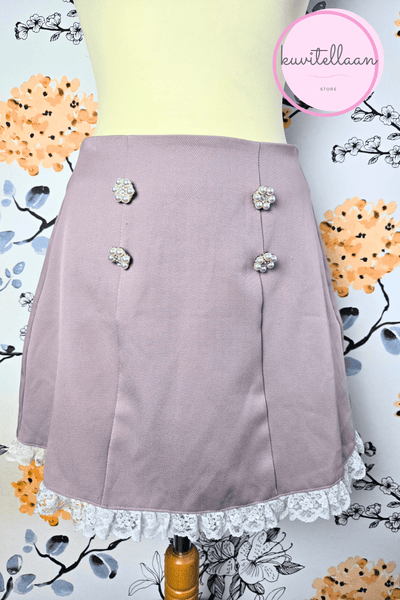 Evelyn lilac pencil skirt (second hand)