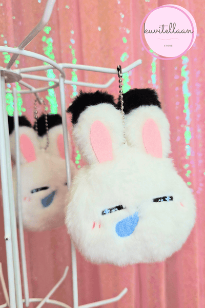 Bunny plushie charm