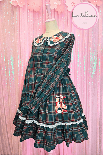 LABEAU Baby Bear green dress (second hand)
