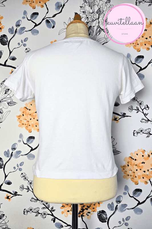 Bubbles pink bows t-shirt (second hand)