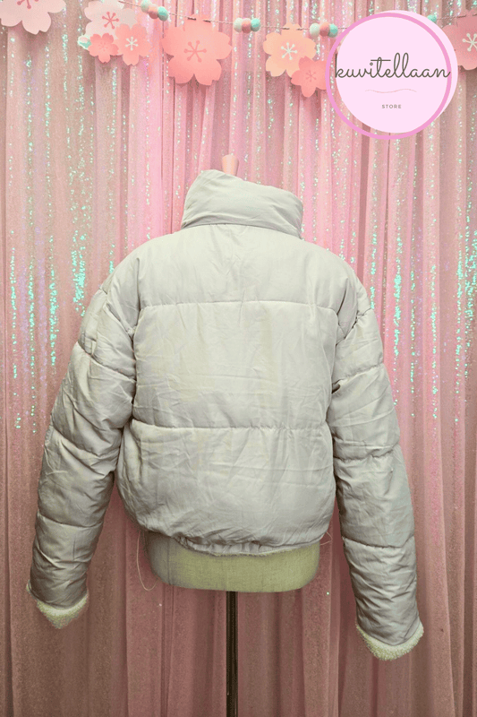 Light pinkish-purpleish winter coat