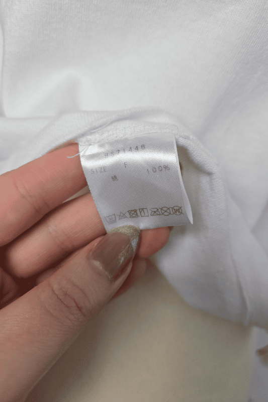 Bubbles pink bows t-shirt (second hand)