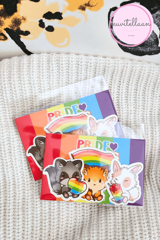 CUTIES PRIDE sticker set