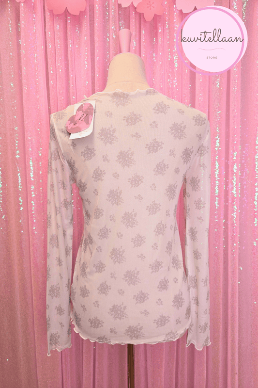 M petit by Misako sheer long sleeve shirts ~ two colours