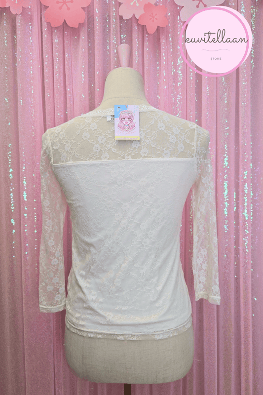 E Hyphen world gallery lacey blouse (second hand)
