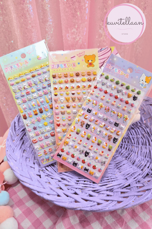 Pucchi Mochi 3D stickers ~ three options!