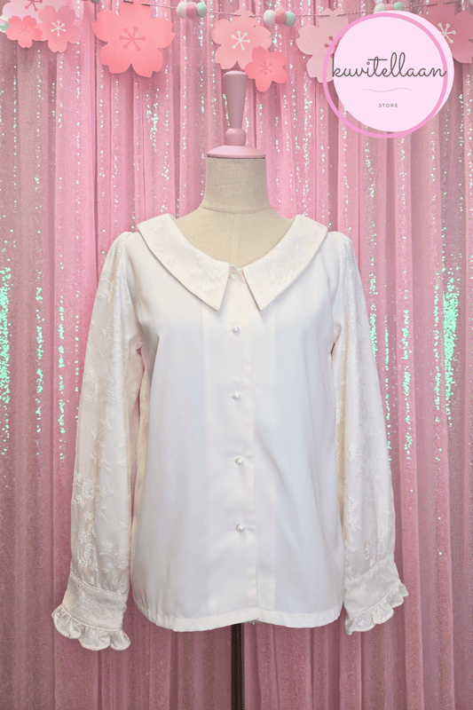 Dear My Love Rose lacey sleeve blouse (second hand)